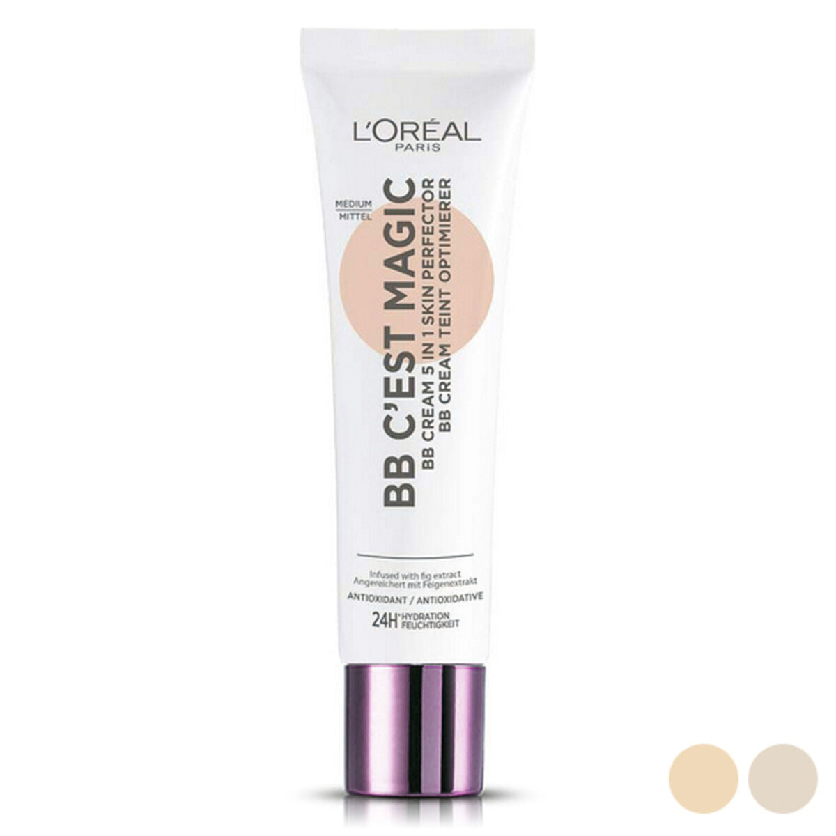Fugtgivende creme med farve BB Cream C'Est Magic L'Oreal Makeup (30 ml) 30 ml hudplejeemballage