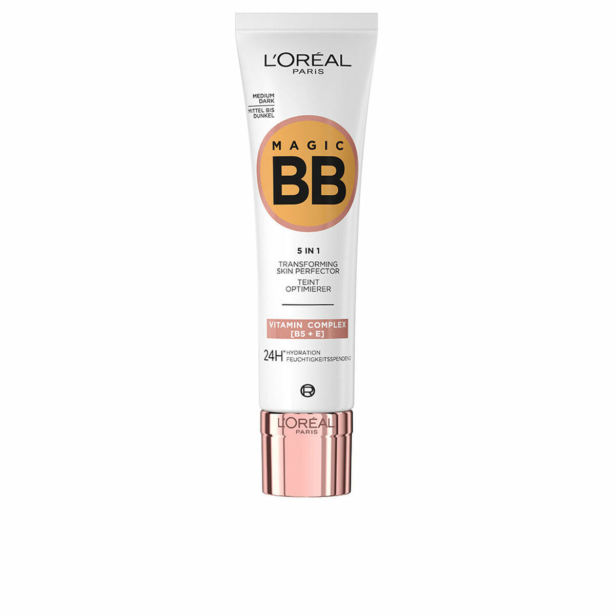 Creme Make-up Base L'Oreal Make Up Magic Bb Medium Dark Spf 10 30 ml produktemballage