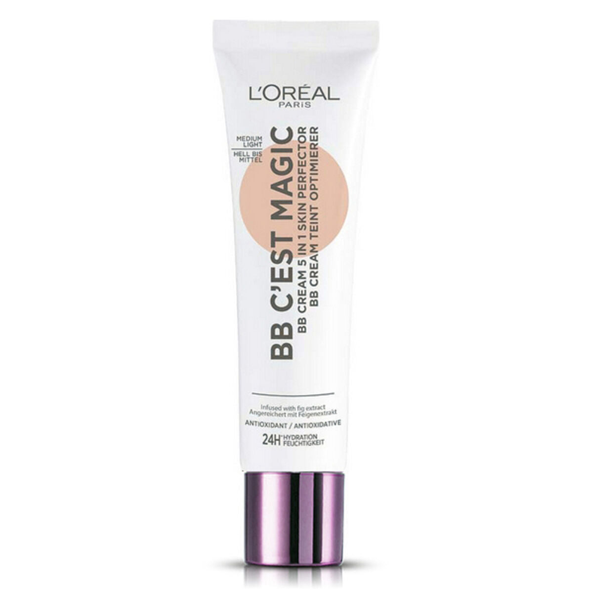 Fugtgivende creme med farve BB Cream C'Est Magic L'Oreal Makeup (30 ml) 30 ml hudplejeemballage