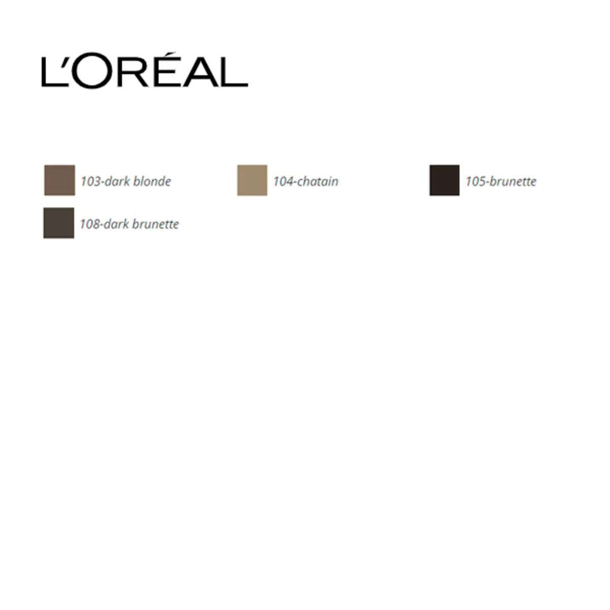 Øjenbrynsblyant Skinny Definer L'Oreal Make Up (1,2 g) 1,2 g produktemballage