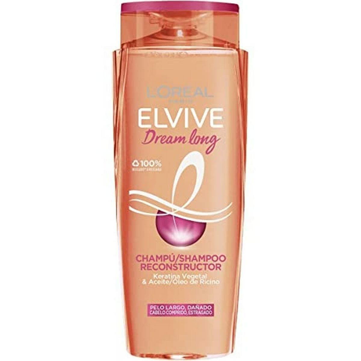 Restructuring Shampoo L'Oreal Make Up Elvive Dream Long 700 ml shampooflaske