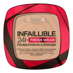 Kompakt Make Up L'Oreal Make Up Ufejlbarlig Fresh Wear 24 timer 130 (9 g) produktemballage