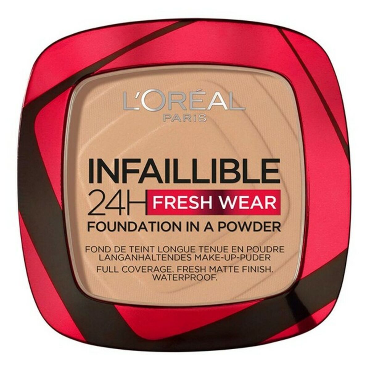 Kompakt Make Up L'Oreal Make Up Ufejlbarlig Fresh Wear 24 timer 140 (9 g) produktemballage