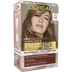 Permanent Dye L'Oreal Make Up Excellence Blonde Nº 7u-Blonde (5 enheder) produktemballage