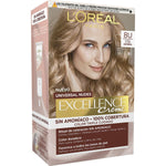 Permanent Dye L'Oréal Paris Excellence Nº 8u-Light Blonde (5 enheder) produktemballage
