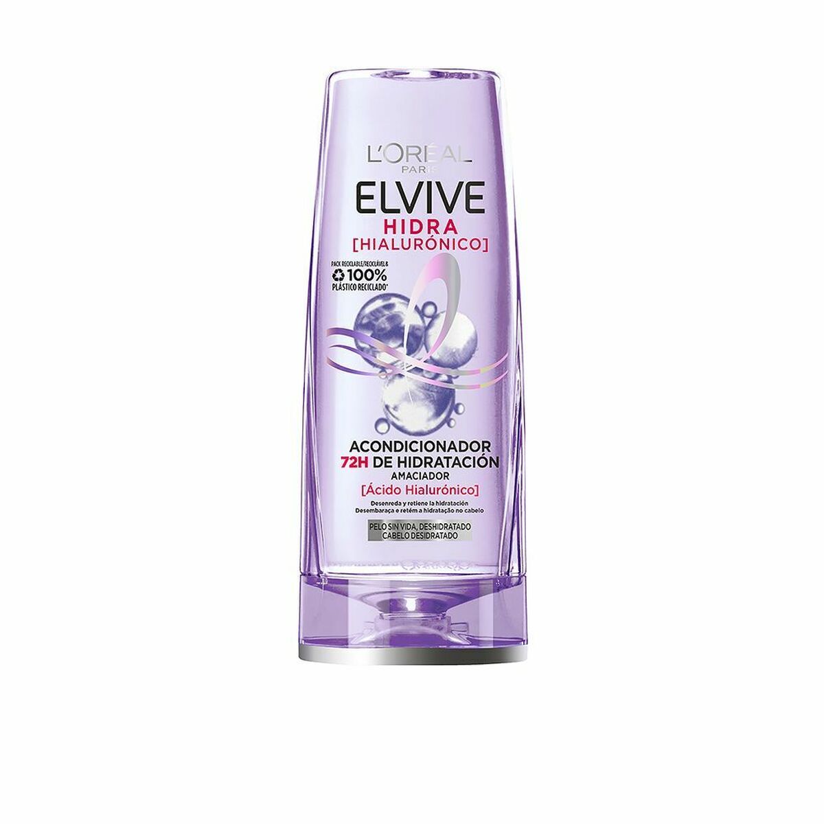 Balsam L'Oreal Make Up Elvive Hidra Hialurónico 300 ml Hyaluronsyre fugtgivende til kvinder balsamflaske