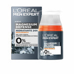 Fugtgivende ansigtscreme L'Oreal Make Up Men Expert Magnesium Defense 50 ml 24 timer til mænd hudplejeemballage