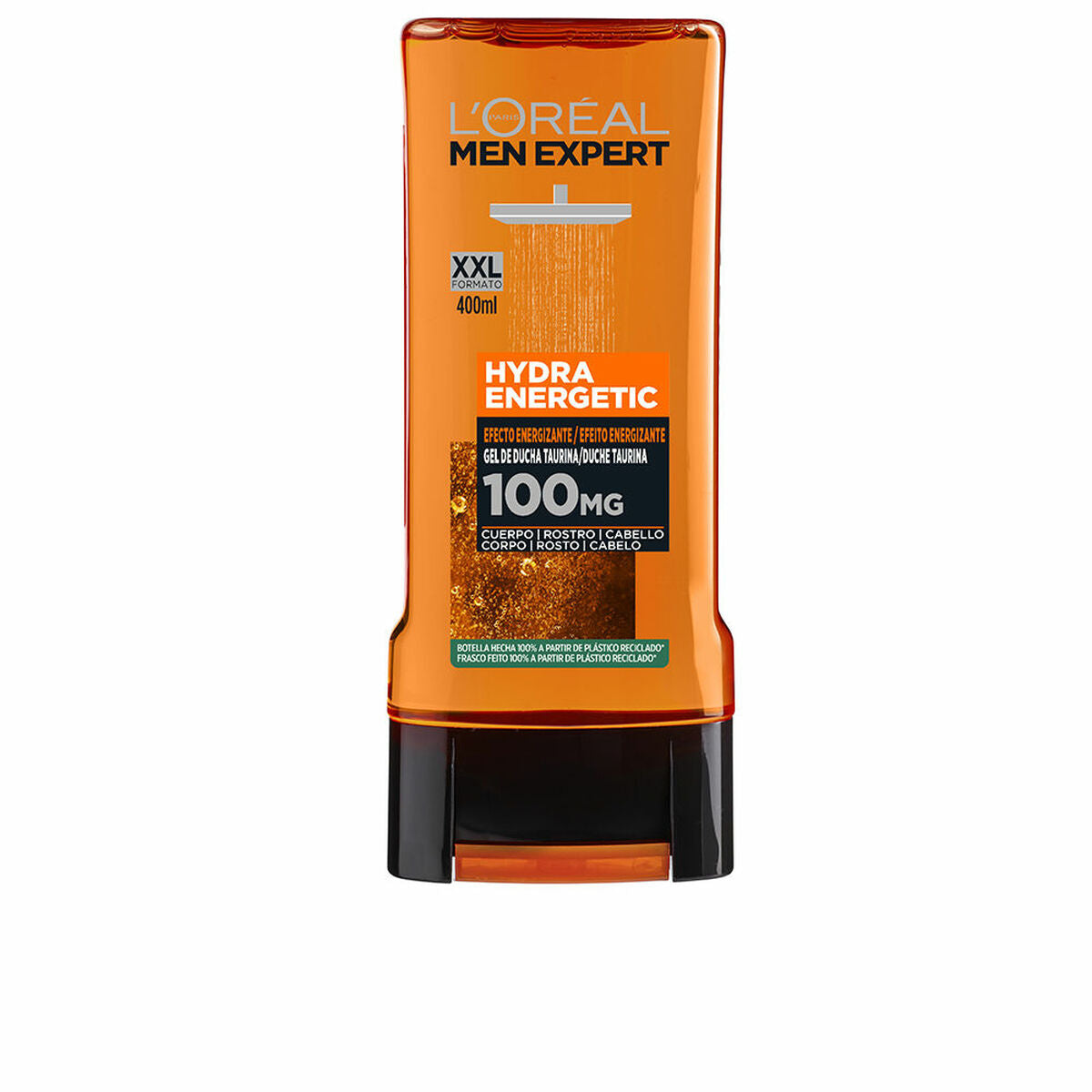 Moisturizing Shower Gel L'Oreal Make Up Men Expert 400 ml Energizing for Men hudplejeemballage
