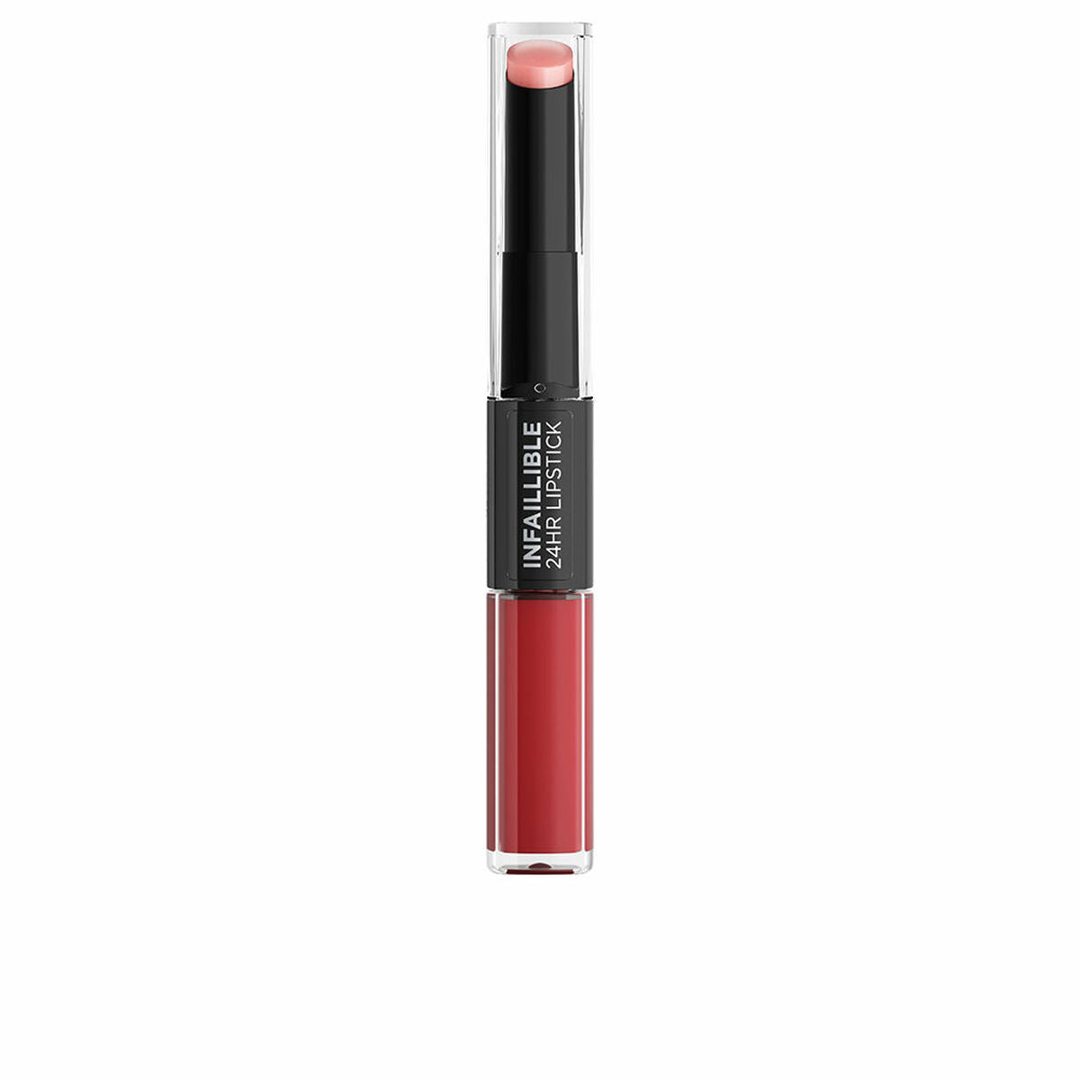 Flydende læbestift L'Oreal Make Up Infaillible Nº 501 Tidløs rød Nº 501-Timeless Red 5,7 g 5,7 g makeup-emballage