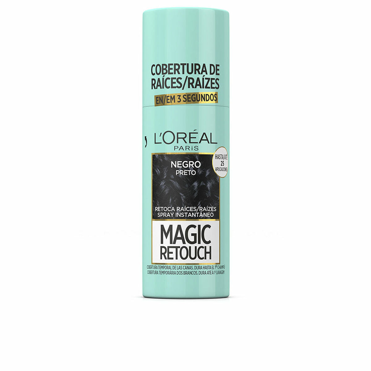 Midlertidig Corrector Spray for Roots L'Oréal Paris Magic Retouch Sort 75 ml produktemballage