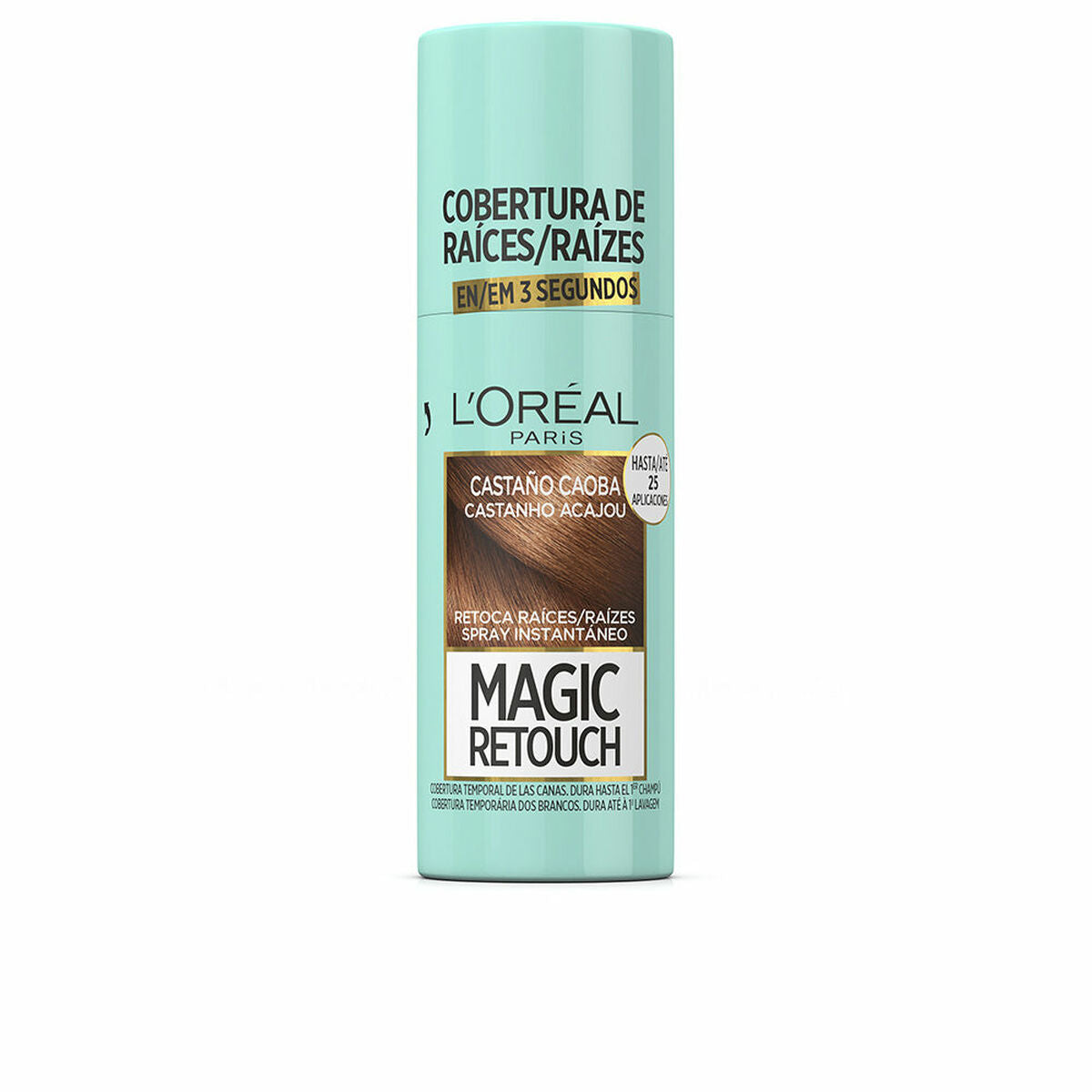 Midlertidig Corrector Spray for Roots L'Oréal Paris Magic Retouch Mahogni Brun Nº 6-Castano Caoba Spray 75 ml produkt