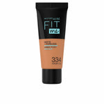 Flydende Make Up Base Maybelline FIT ME Nº 334 Warm tan 30 ml produktemballage