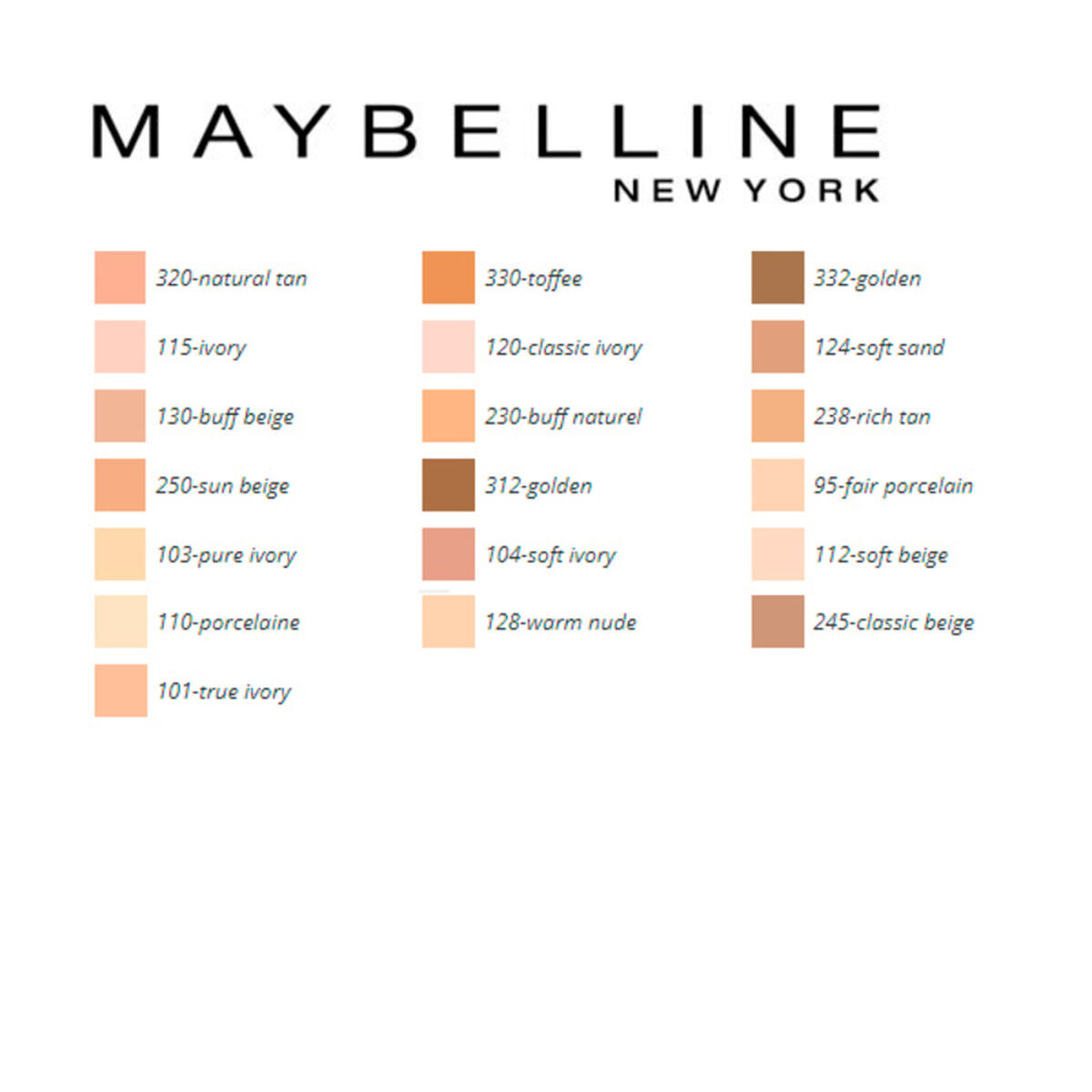 Flydende makeup base Fit Me! Maybelline (30 ml) (30 ml) produktemballage