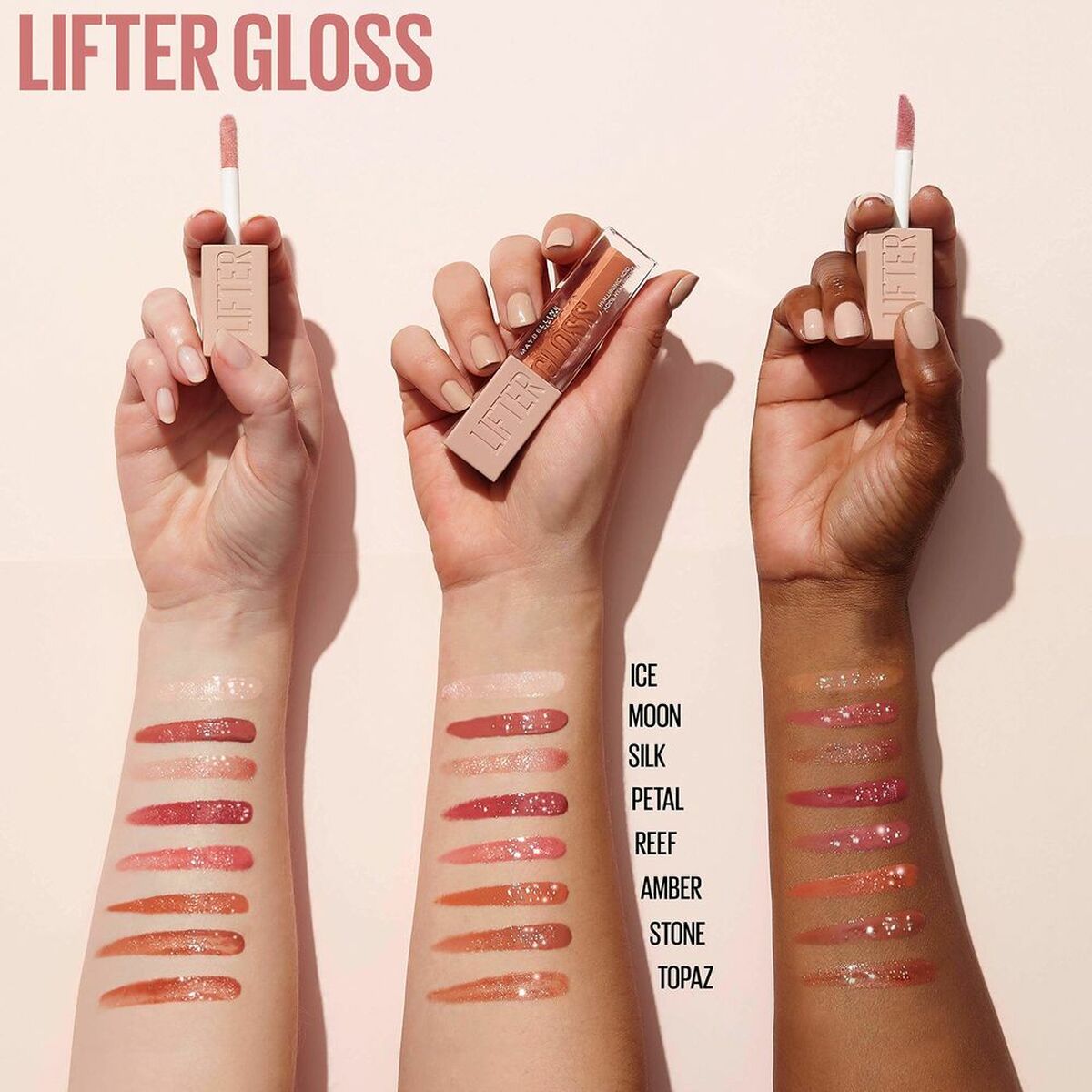 Lipgloss Maybelline Lifter Nº 005-Petal 5,4 ml 5,4 ml produktemballage