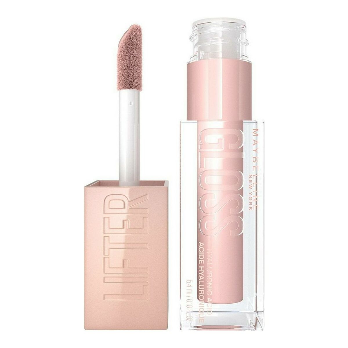 shimmer læbestift Maybelline Lifter Nº 002-Ice 5,4 ml 5,4 ml makeup emballage