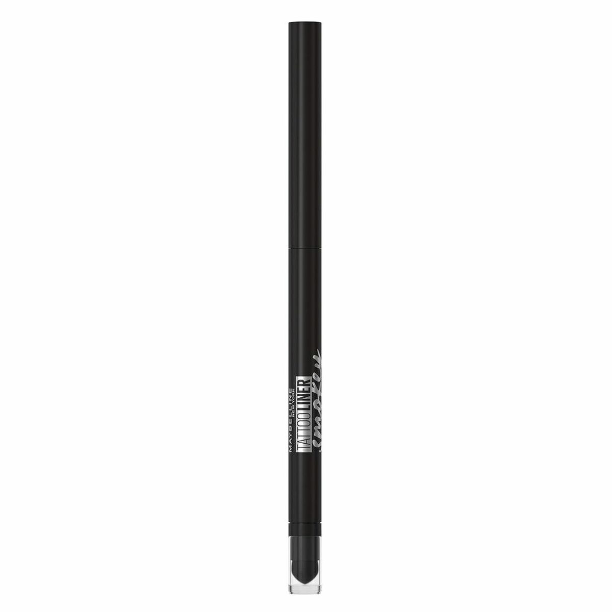 2 i 1 læbe og eye liner Tattoo Smokey Black Maybelline produktemballage