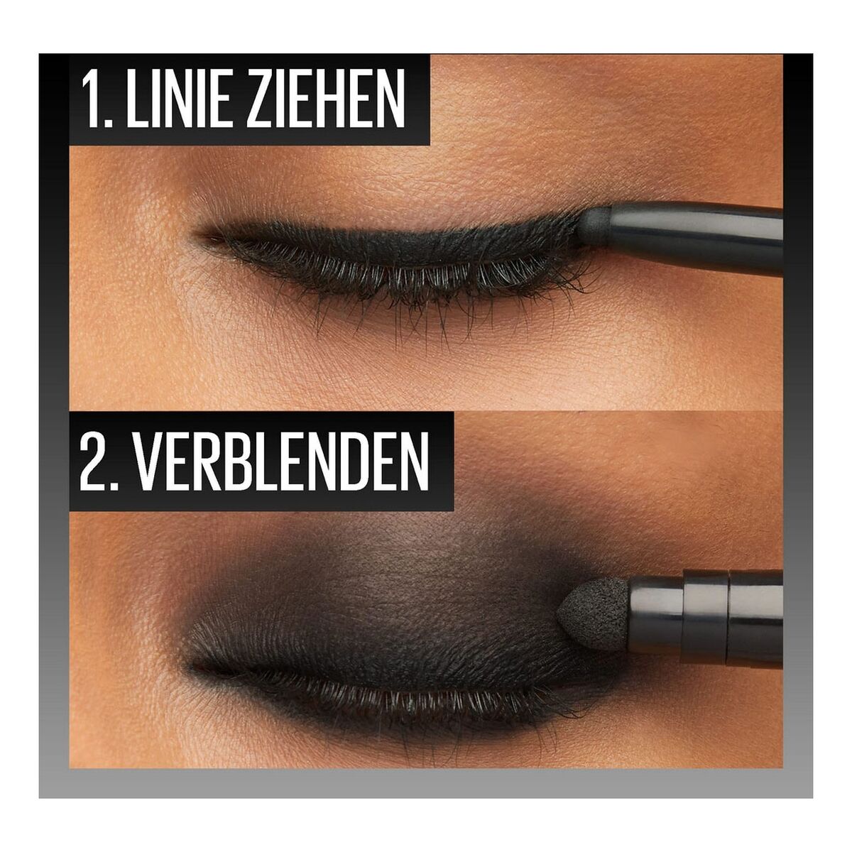 Facial Corrector Tattoo Liner Maybelline Gel Grå hudplejeemballage