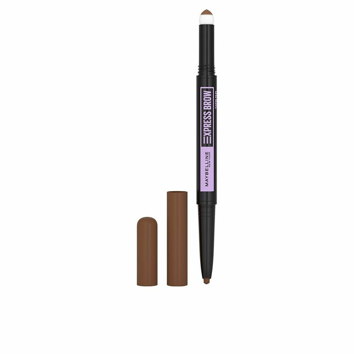 Øjenbrynsblyant Maybelline Express Brow Nº 02 Medium brown Nº 02-Medium Brown 4 g produktemballage