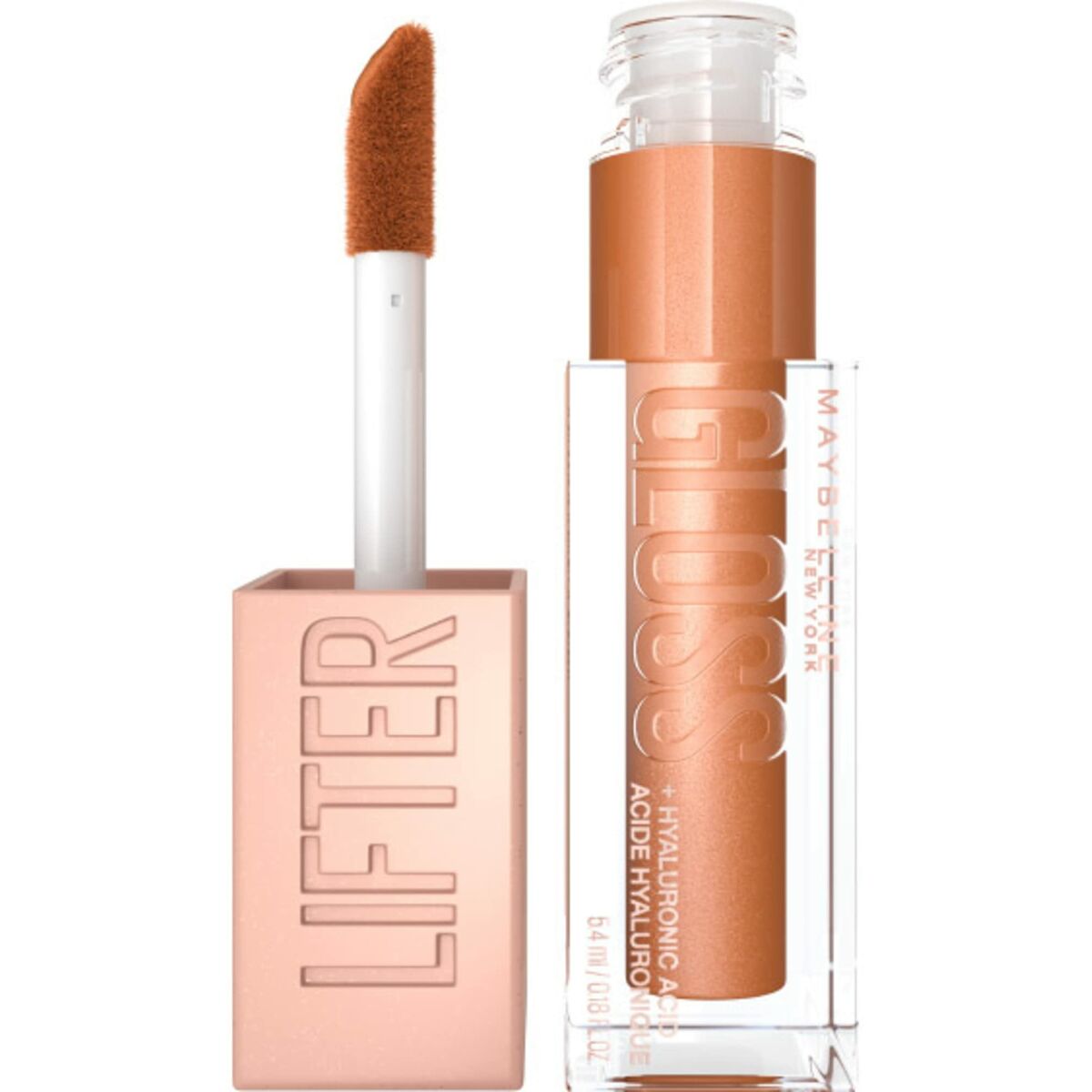 Lipgloss Maybelline Lifter Nº 19-Gold 5,4 ml produktemballage 5,4 ml
