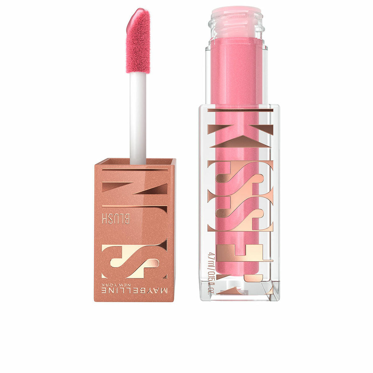 Blush Maybelline SUNKISSER Pink Nº 05 Blazing blush 4,7 ml Bronzer 4,7 ml makeup emballage