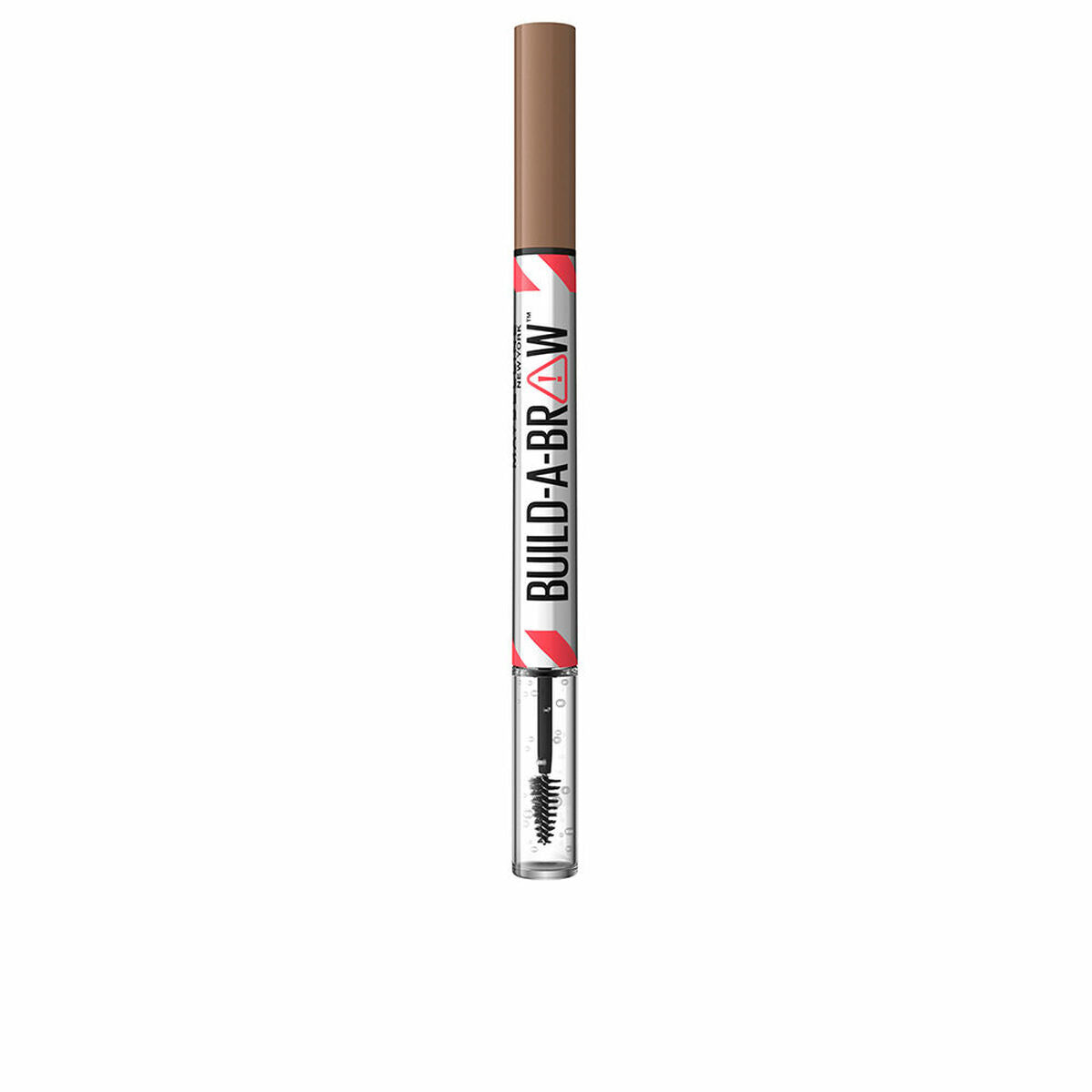 Øjenbrynsblyant Maybelline Build A Brow Nº 02 Soft Brown Nº 255-Soft Brown 15,3 ml 2-i-1 produktemballage 15,3 ml