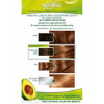 Permanent Color Creme Garnier Nutrisse Nº 6,41-Sweet Amber (3 enheder) hudplejeemballage
