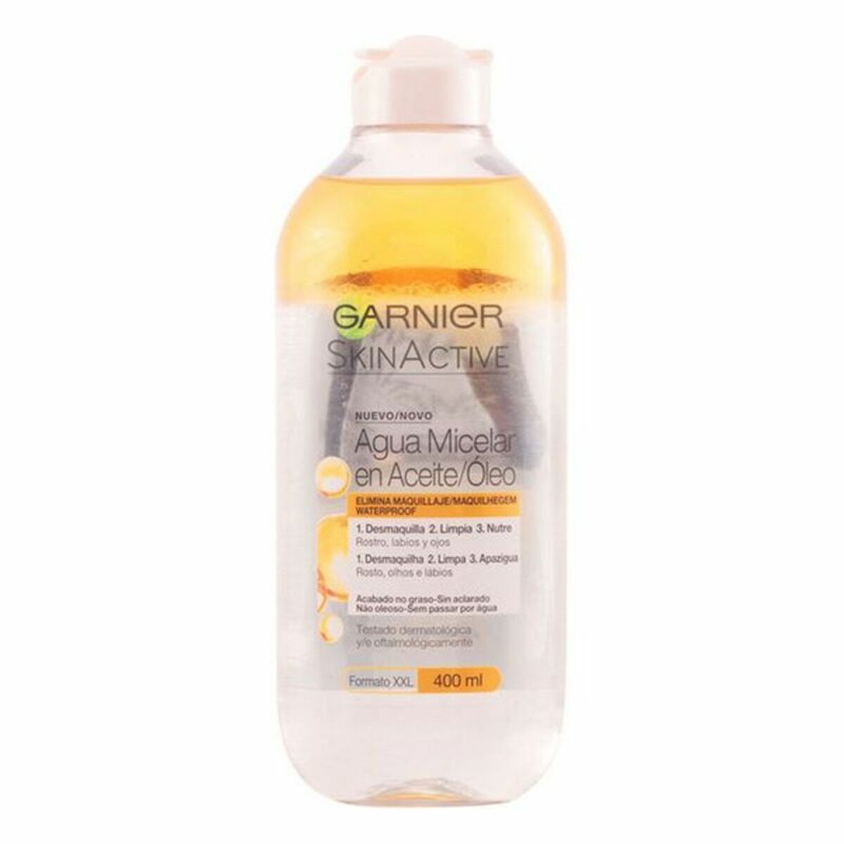 Make-up Remover Cleanser Skinactive Agua Micelar Garnier hudplejeemballage