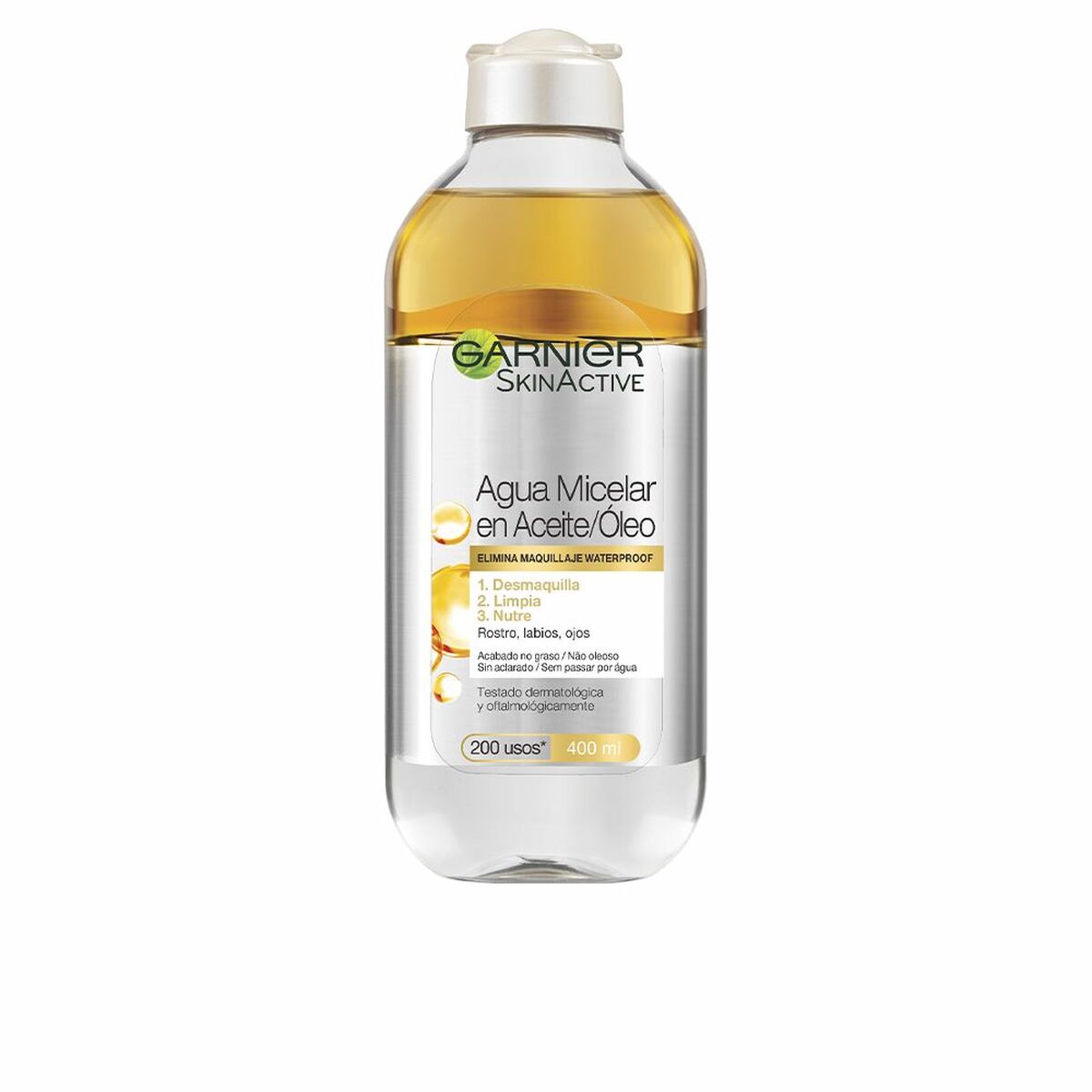 Make-up Remover Cleanser Skinactive Agua Micelar Garnier hudplejeemballage