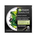 Ansigtsmaske Garnier Pure Charcoal 28 g til kvinder maske emballage