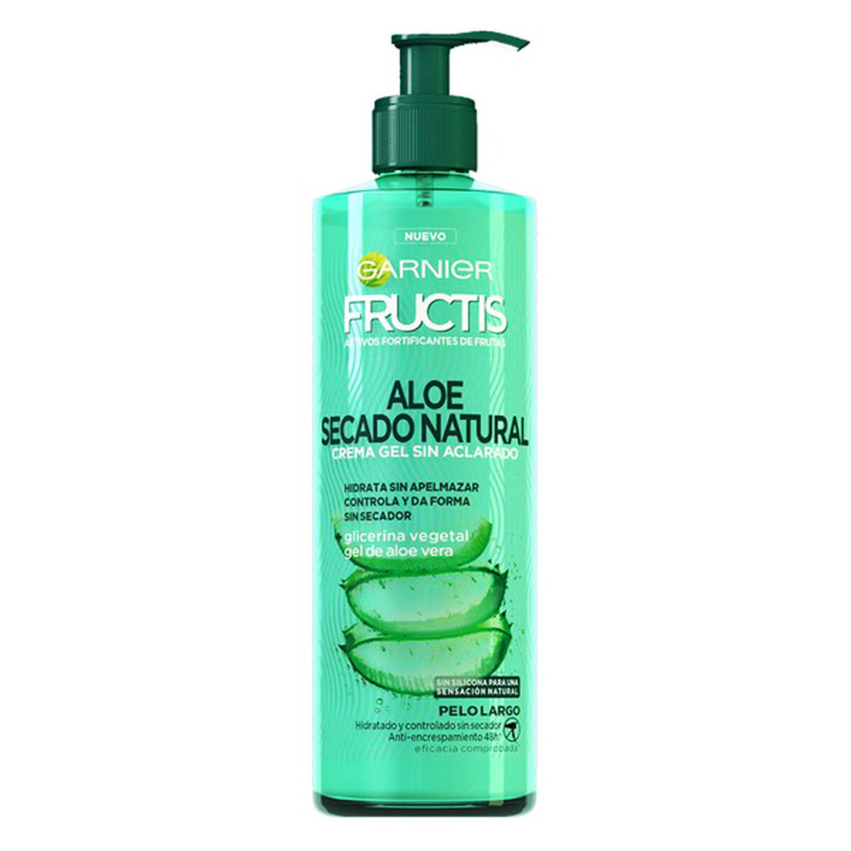 Shaping Gel Fructis Aloe Secado Natural 400 ml hudplejeemballage