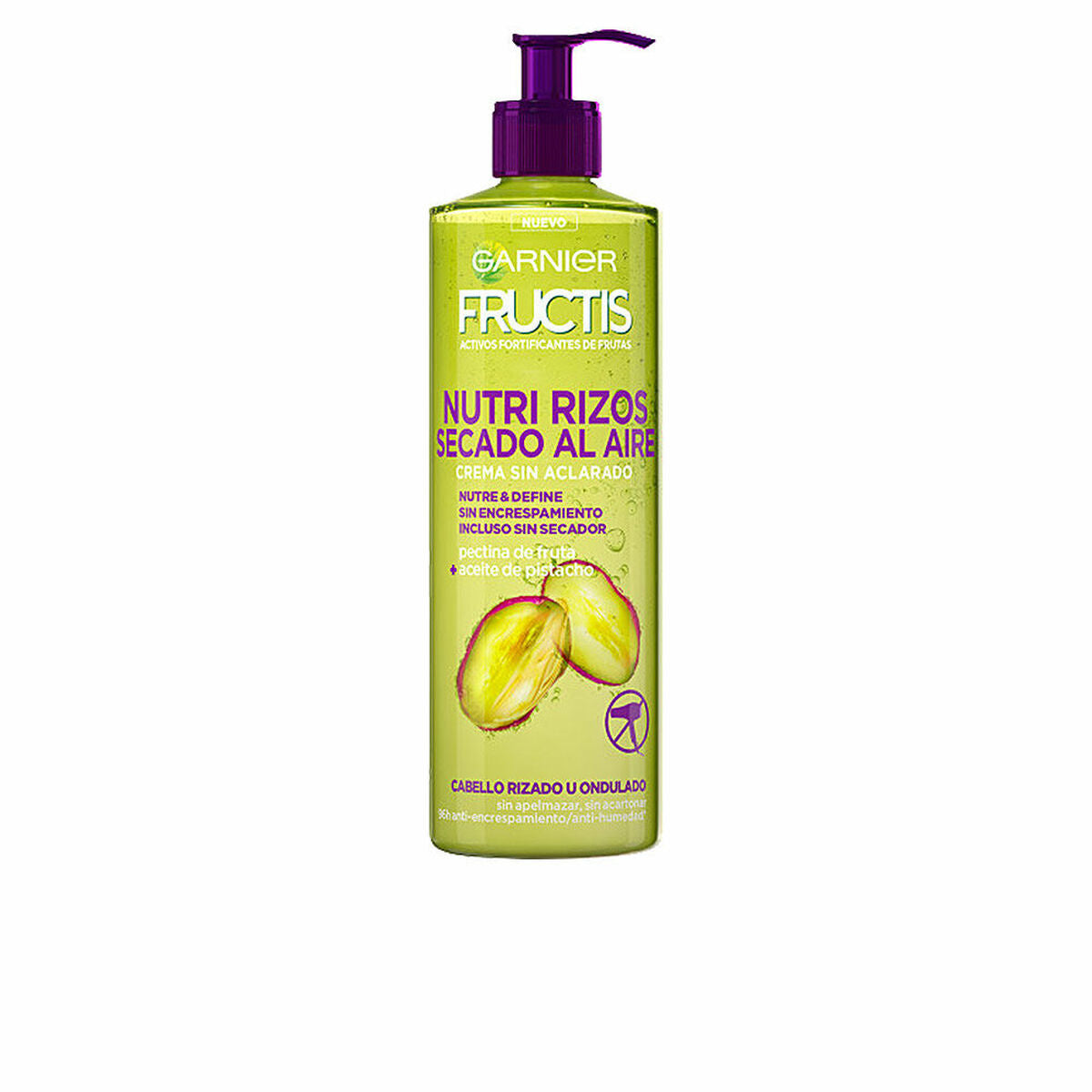 Hårmaske uden Clarifier Garnier Fructis Nutri Rizos 400 ml hårmaske emballage
