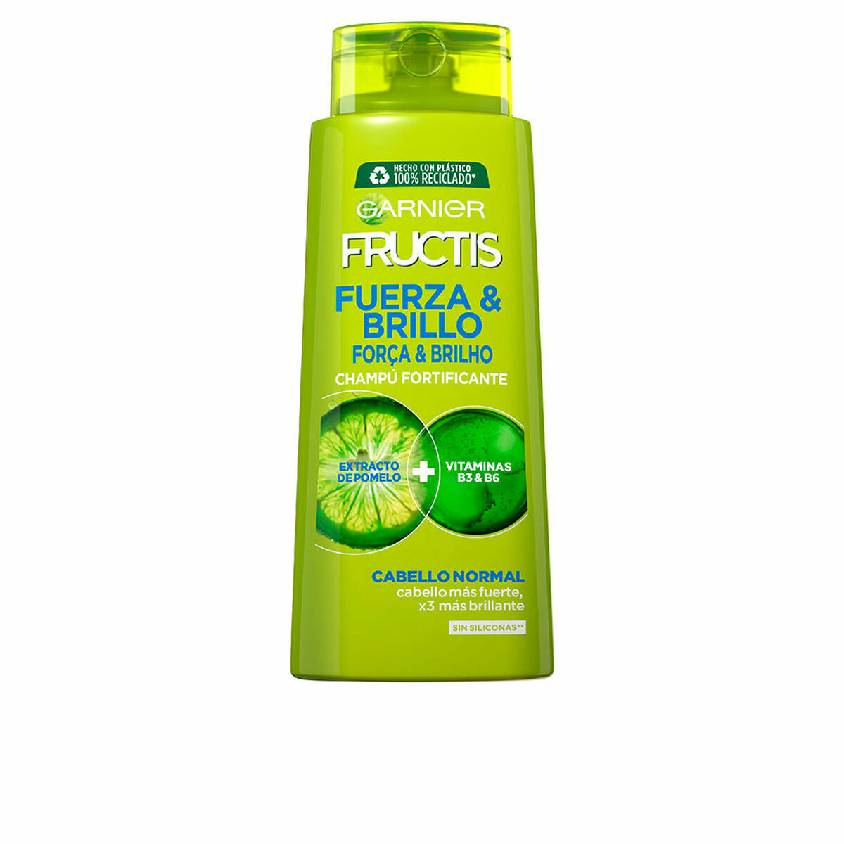 Shampoo Garnier Fructis Fuerza Brillo 690 ml shampooflaske