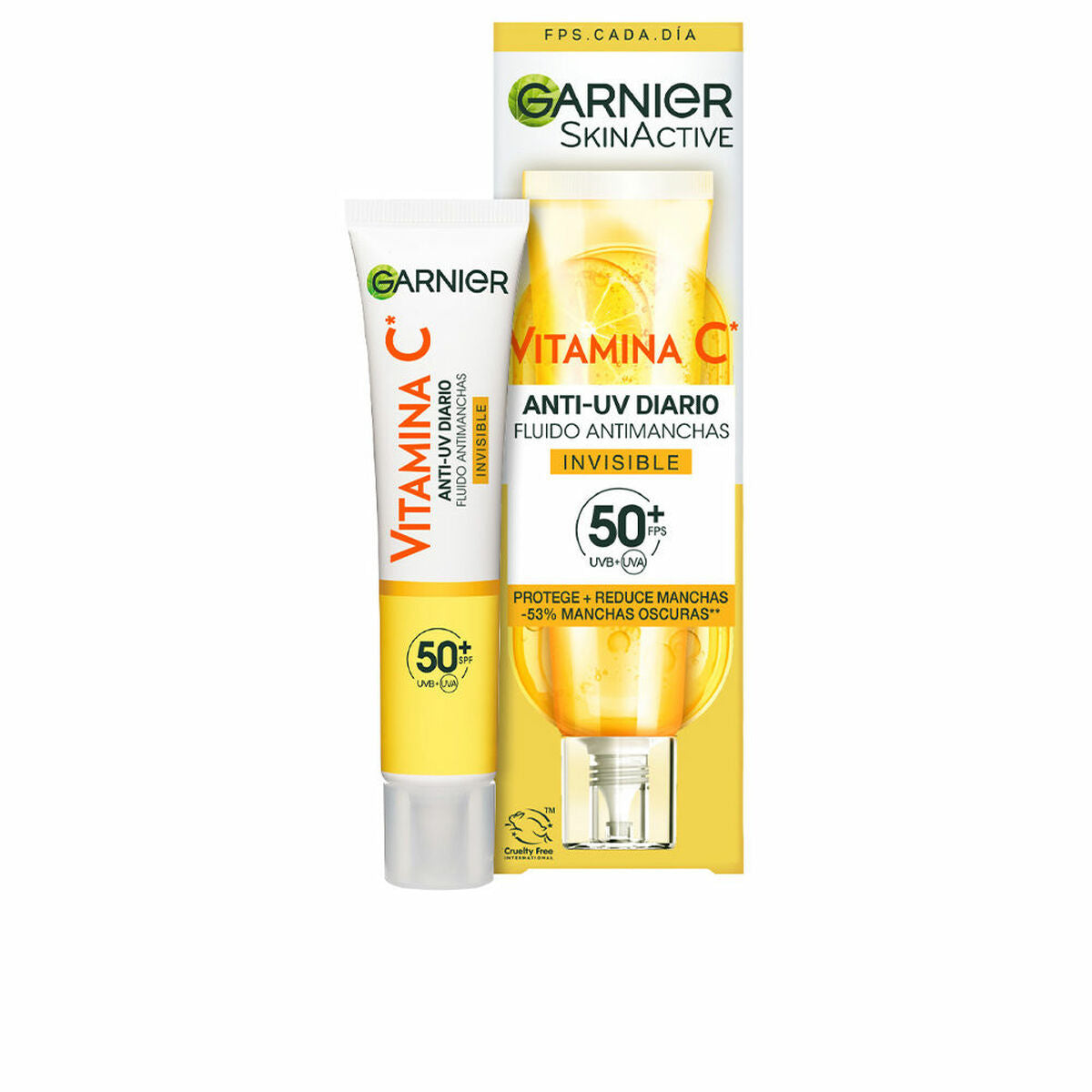 Hydrating Fluid Garnier Vitamin C - Invisible 40 ml Anti-stain for Women produktemballage