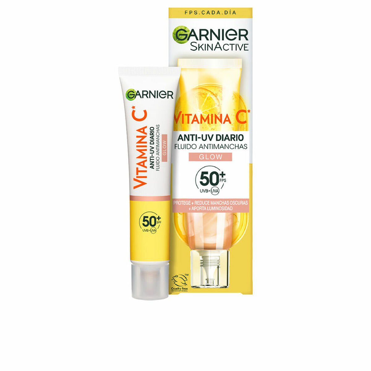 Hydrating Fluid Garnier Vitamin C - Glow 40 ml Anti-stain for Women produktemballage