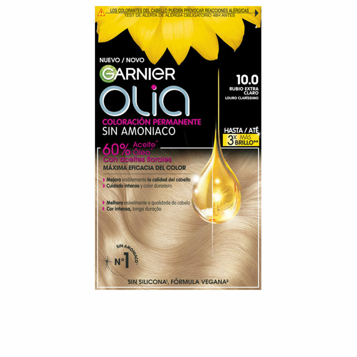 Hårmaske Garnier OLIA (3 enheder) (1 enhed) hårmaskeemballage