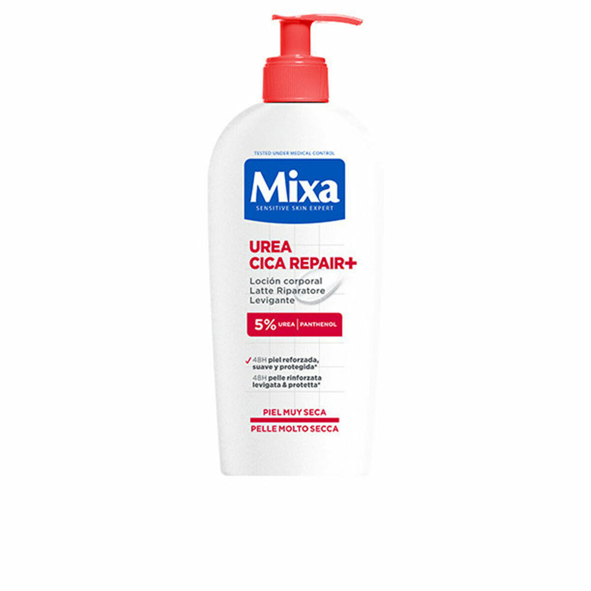 Body Lotion Mixa UREA CICA REPAIR+ 250 ml Repair Complex hudplejeemballage
