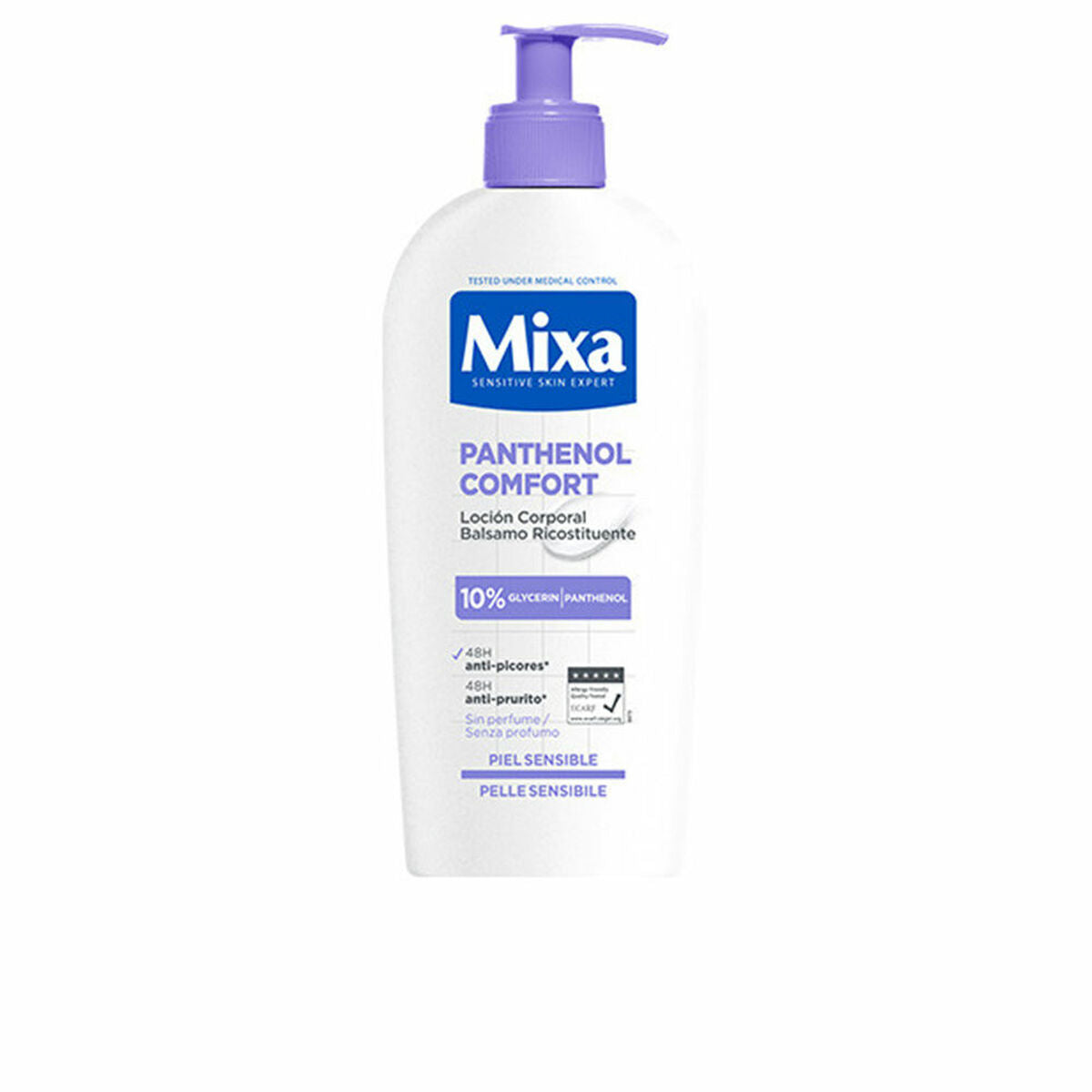 Body Lotion Mixa PANTHENOL COMFORT 250 ml hudplejeemballage