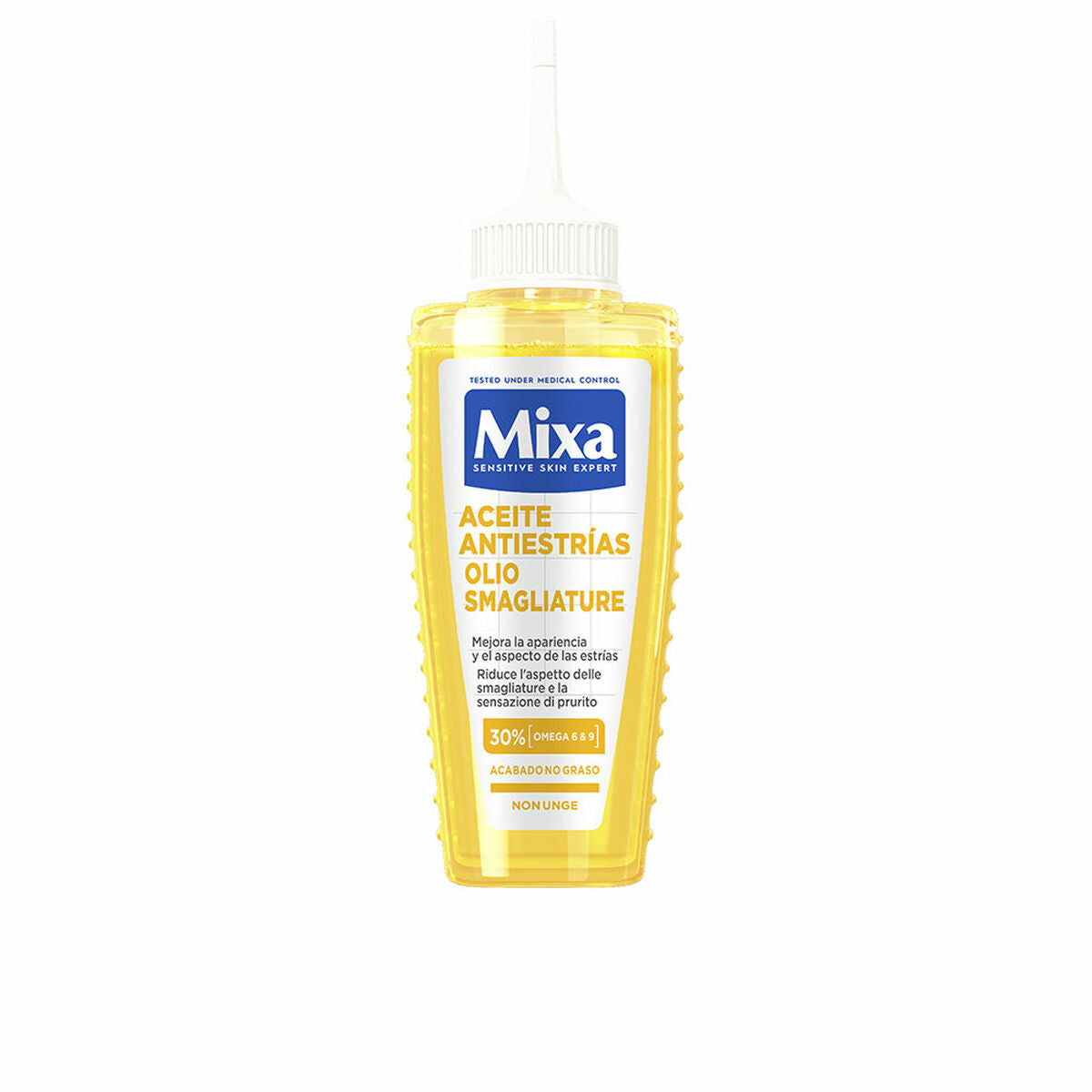 Anti-Stretch Mark Cream Mixa ACEITE ANTIESTRÍAS 100 ml hudplejeemballage