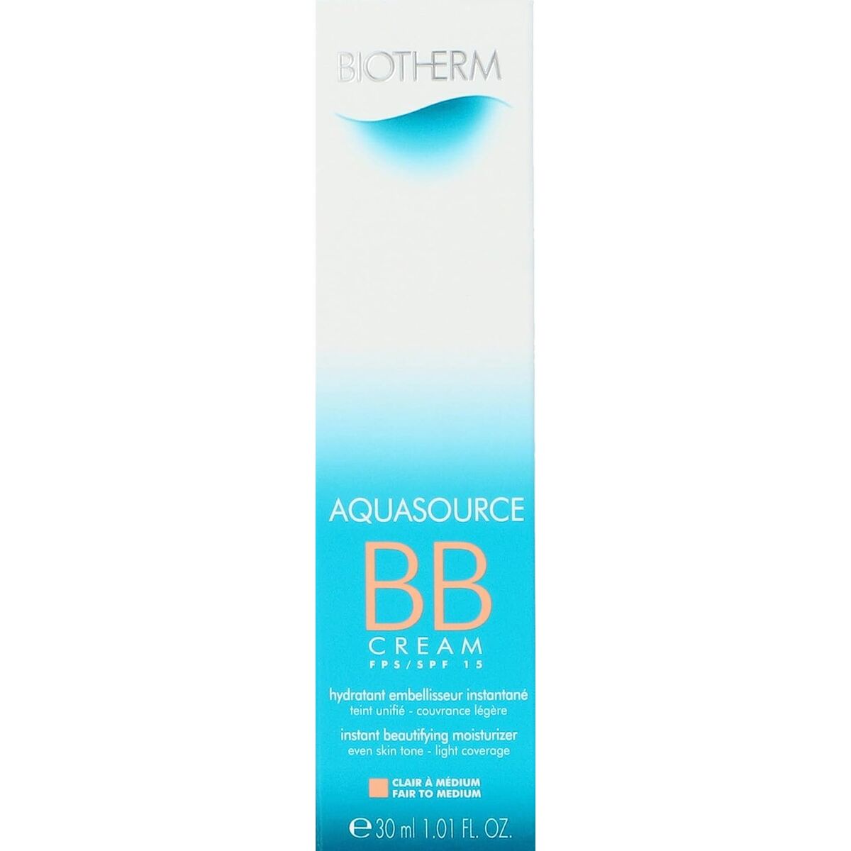 Fugtgivende creme med farve Biotherm 4319 Spf 15 30 ml 250 ml til kvinder hudpleje emballage