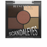 Øjenskyggepalet Rimmel London Scandaleyes Lilla Nº 002 Brixton brun Nº 002-Brixton Brown 3,8 g makeup emballage 3,8 g