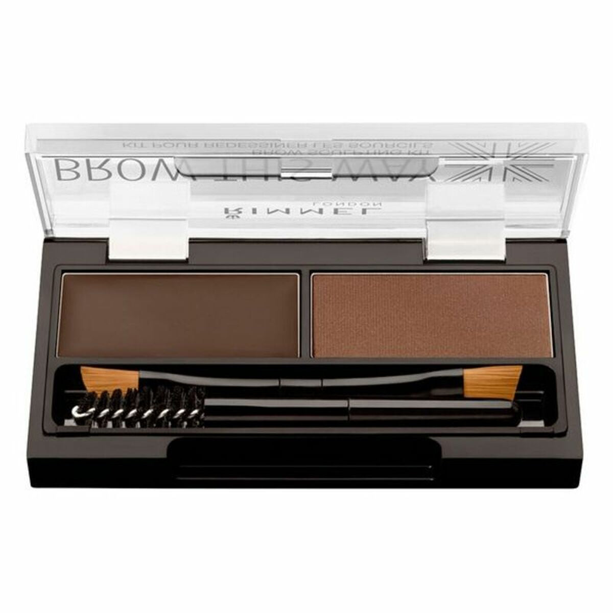 Øjenbrynspudder Brow This Way Rimmel London makeup-emballage