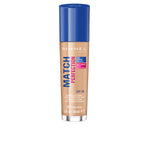 Flydende Make Up Base Rimmel London Match Perfection Nº 203 Spf 20 30 ml produktemballage