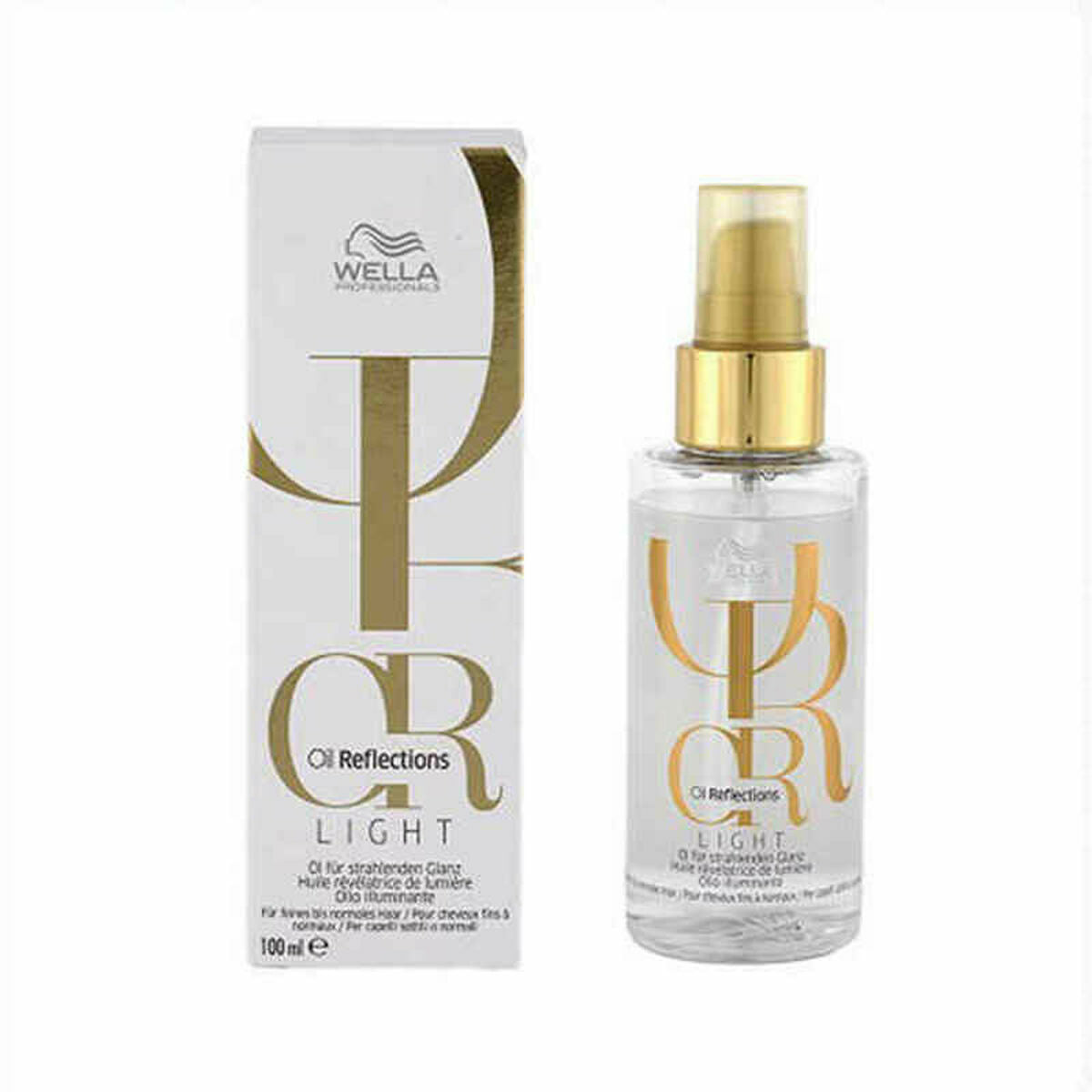 Hårolie Wella Eller Oil Reflections 100 ml til kvinder produktemballage