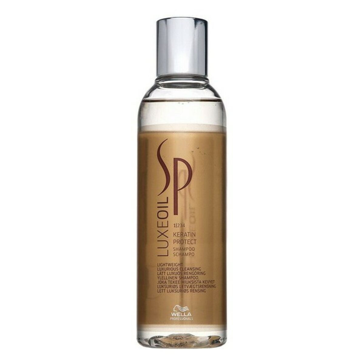 Keratin Shampoo SP LUXE OIL Wella (200 ml) til kvinder shampooflaske