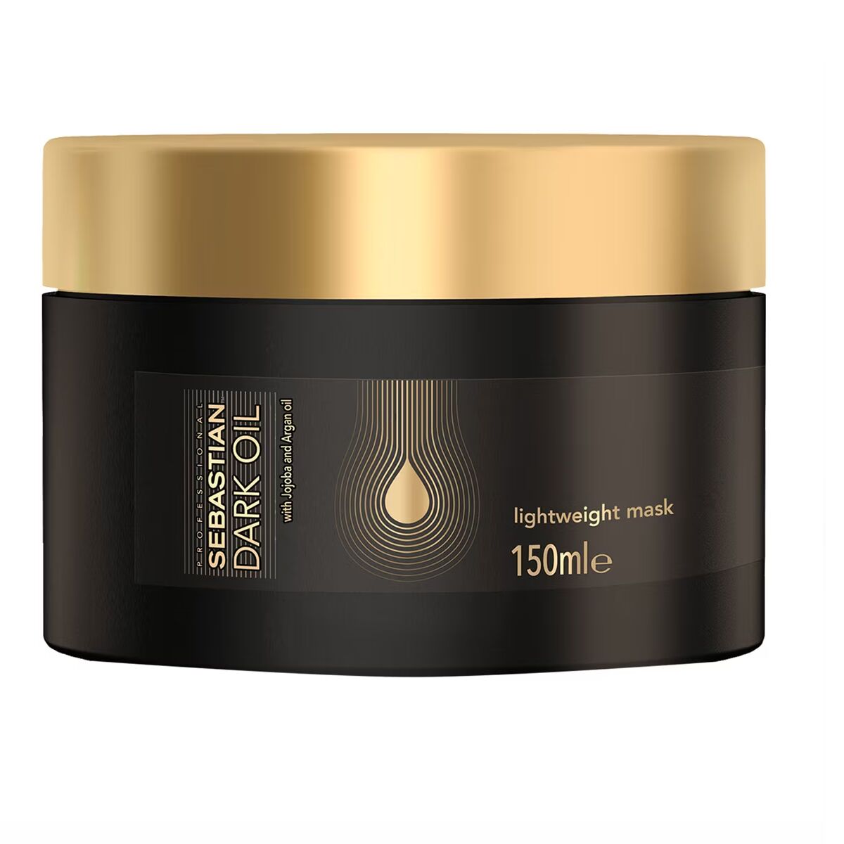 Hårmaske Sebastian Dark Oil 150 ml til kvinder hårmaske emballage