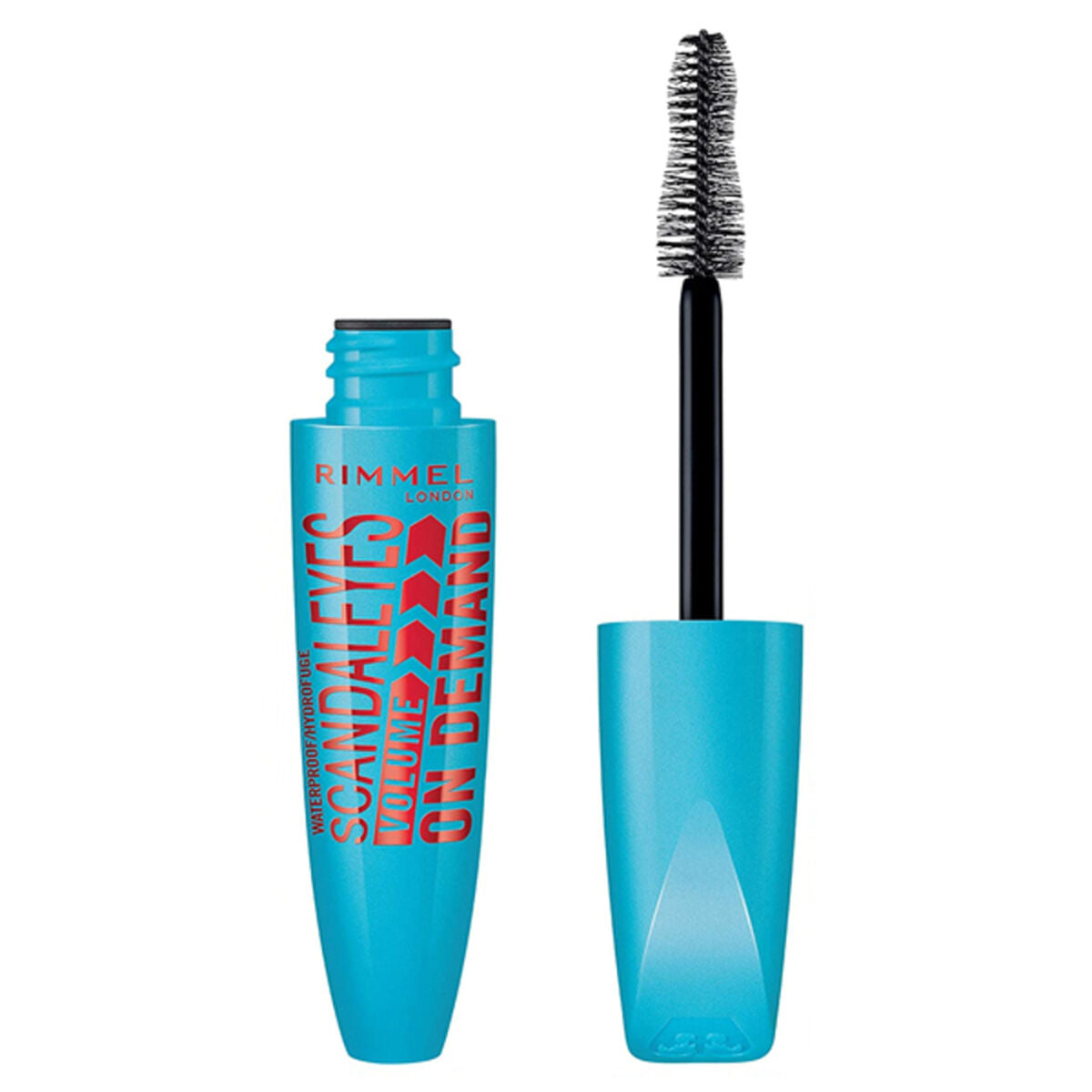 Mascara Scandaleyes Volume On Demand Rimmel London Vandtæt makeup-emballage