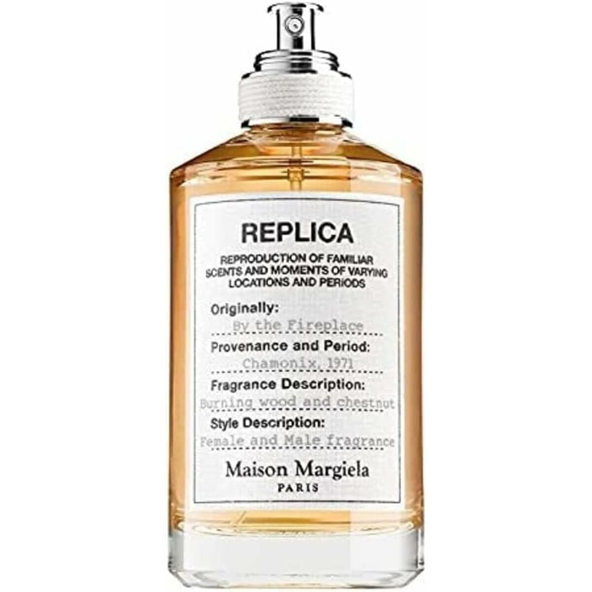 Unisex parfume Maison Margiela REPLICA BY THE FIREPLACE 100 ml til mænd produktemballage