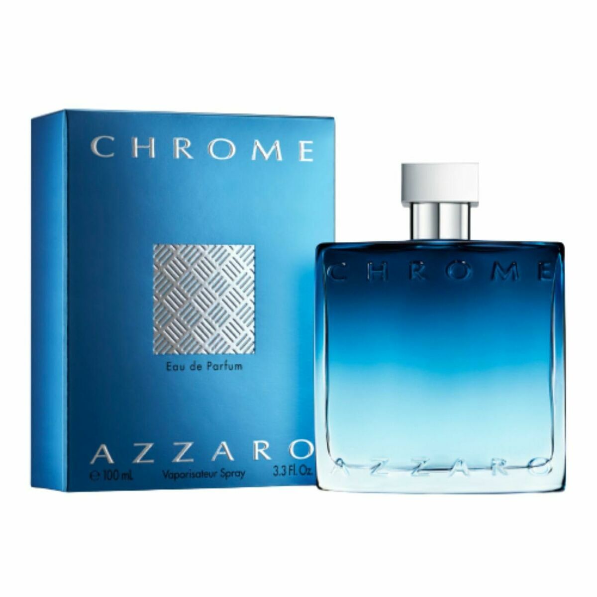 Herreparfume Azzaro Chrome 2022 EDP 100 ml til mænd flaske