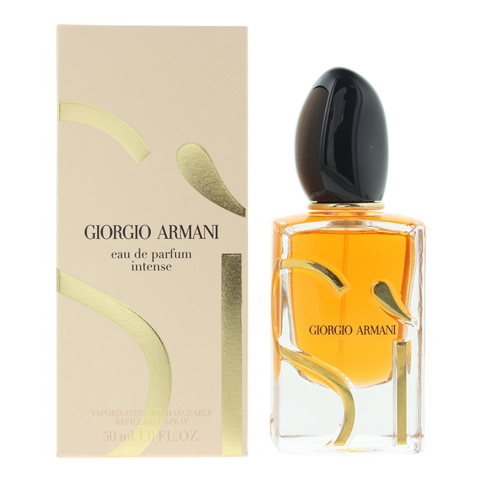 Giorgio Armani, Si Intense, Eau De Parfum, For Women, Refillable, 50 ml