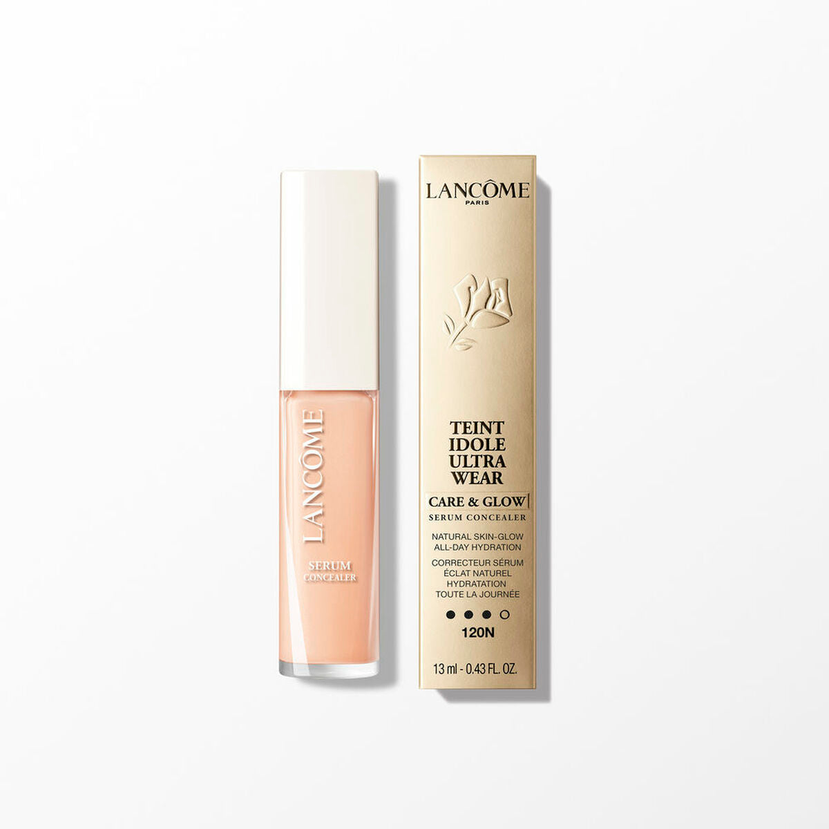 Ansigtskorrektor Lancôme Teint Idole Ultra Wear N Nº 120N 13,5 ml 13,5 ml produktemballage